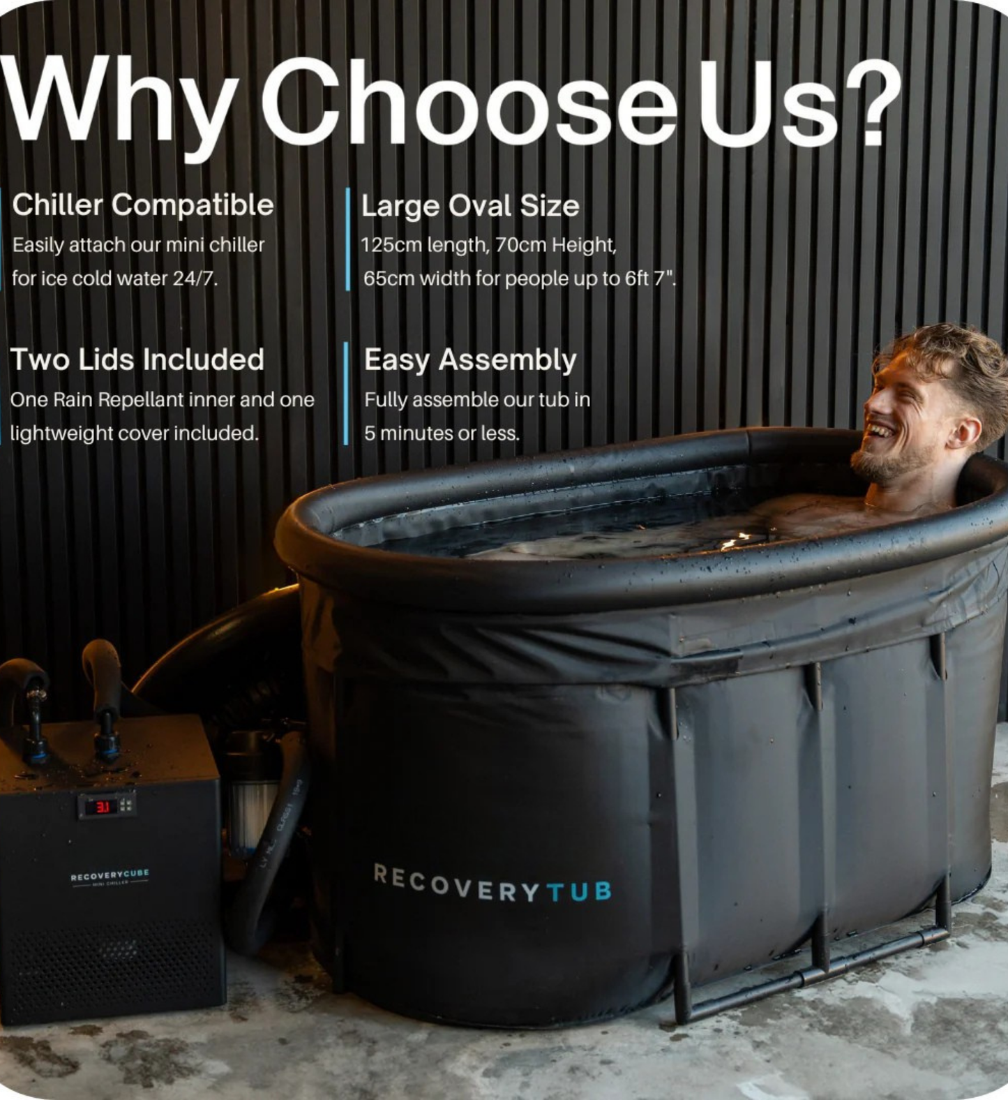 RECOVERY 2.0 OVAL ICE BATH