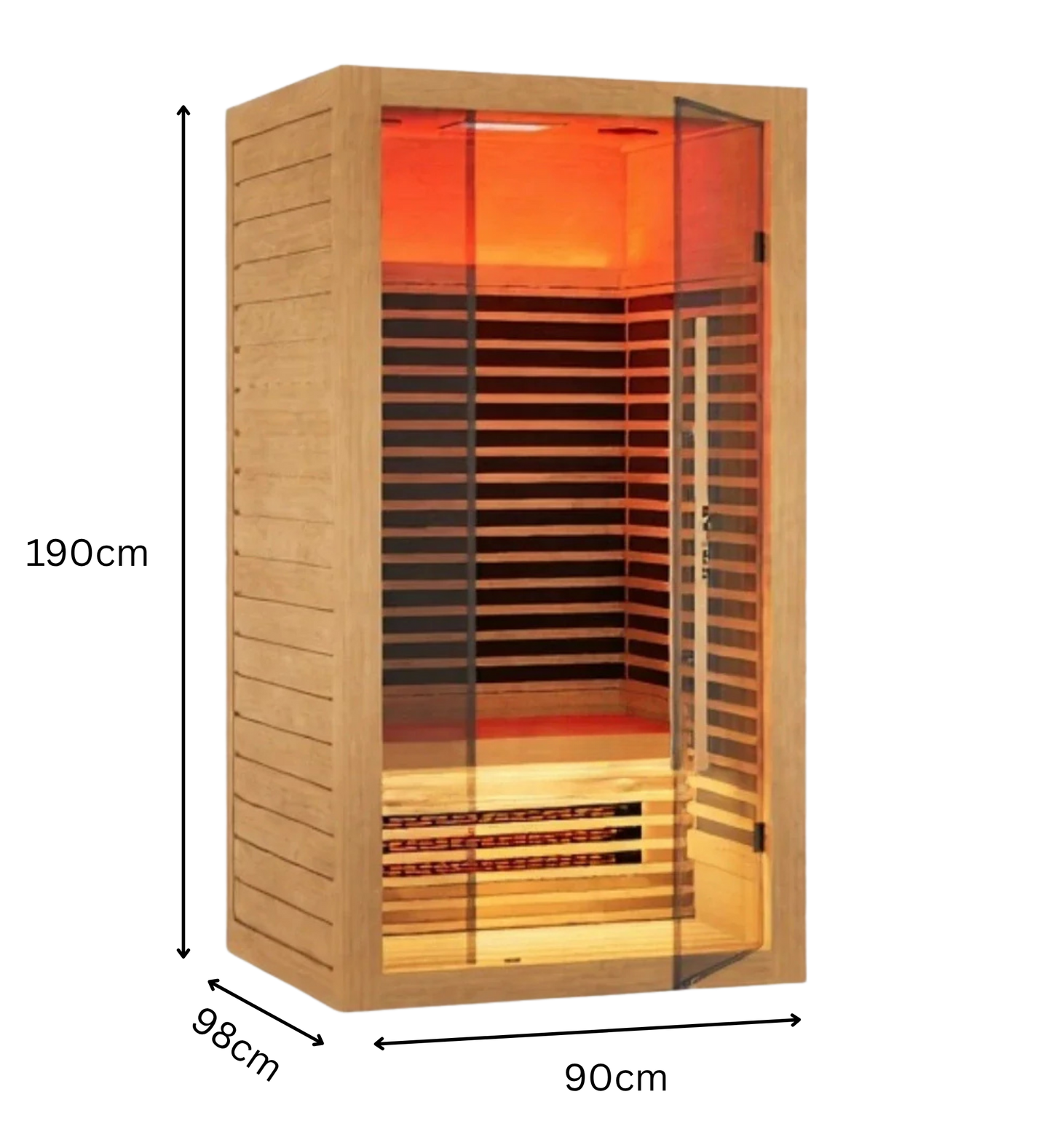 RECOVERY NOVA 1 PERSON INFRARED SAUNA