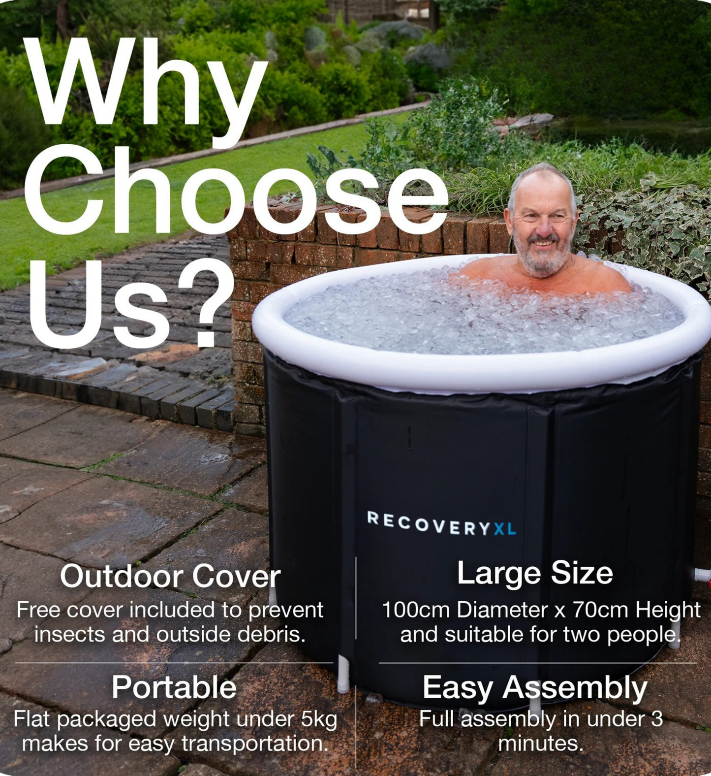 RECOVERY XL ICE BATH TUB