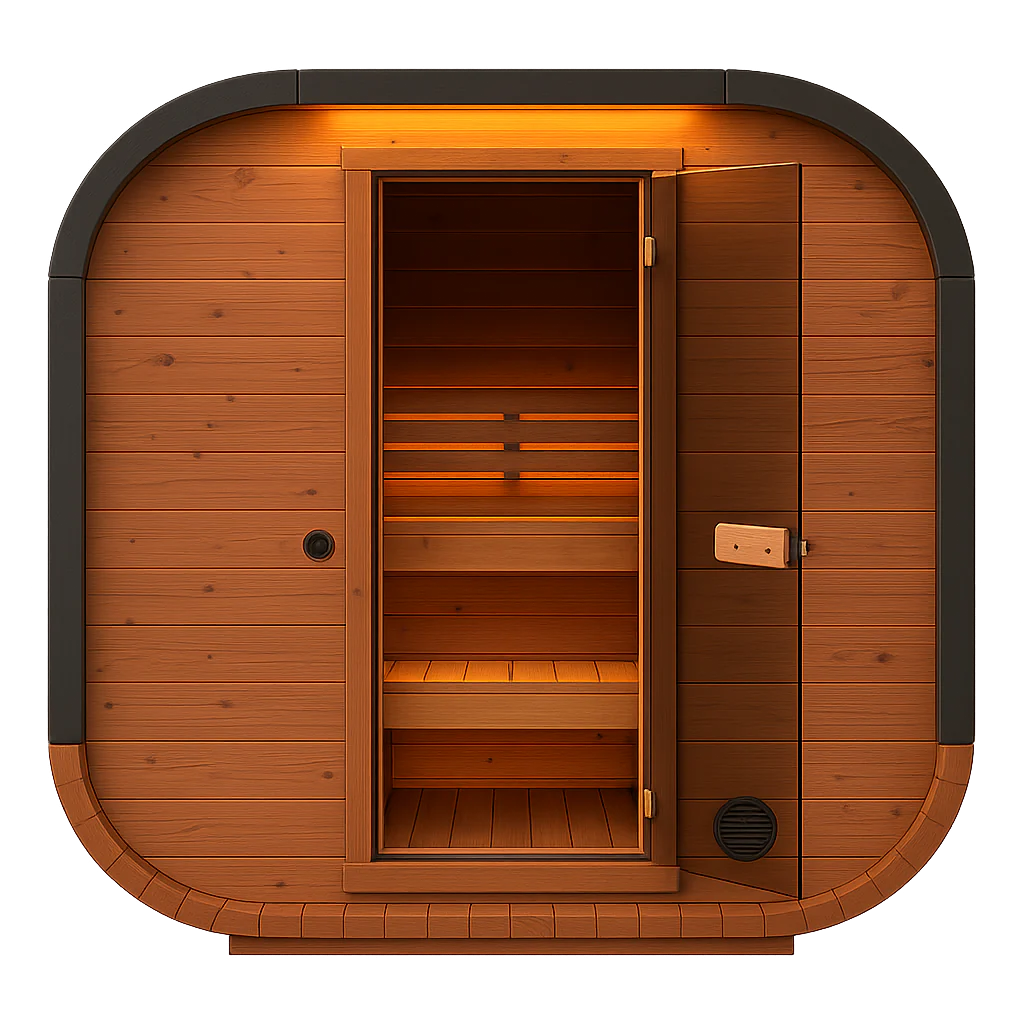 RECOVERY SAUNA CUBE -3-4 PERSON OUTDOOR SAUNA